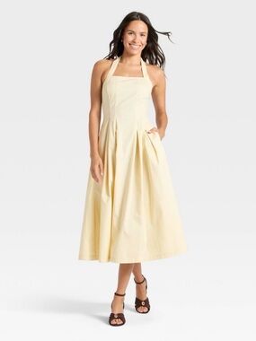 Women's Midi Halter Dress - A New Day